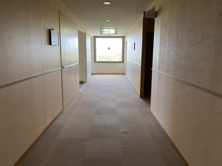 客室入口付近廊下