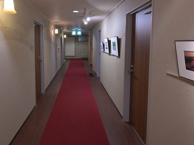 客室入口付近廊下