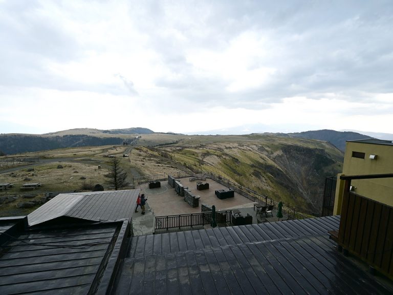 部屋からの眺望(東側の3階の部屋でした)