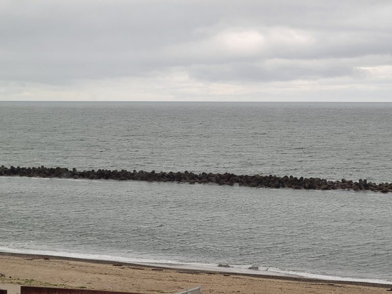 ホテルから見える海