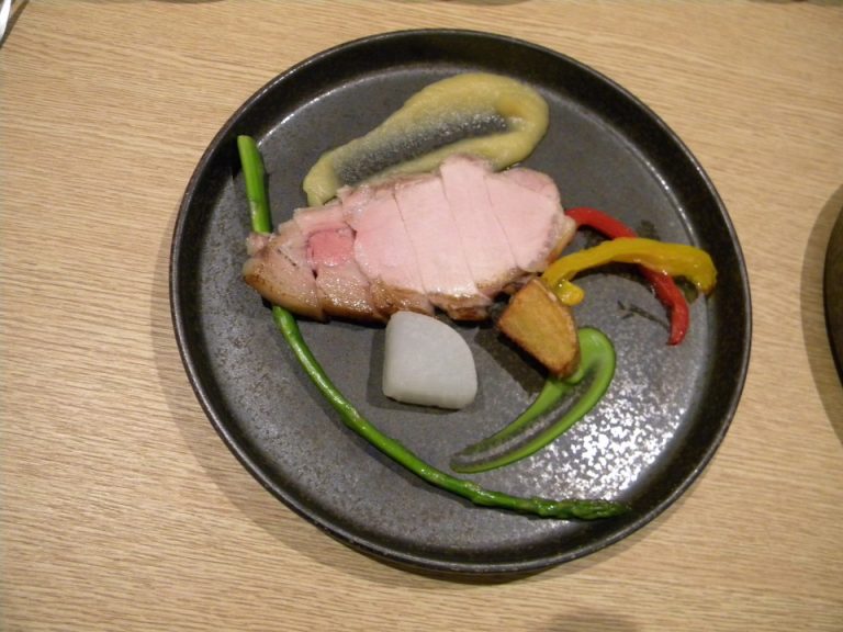 ディナーメイン、信州ポークのロースト