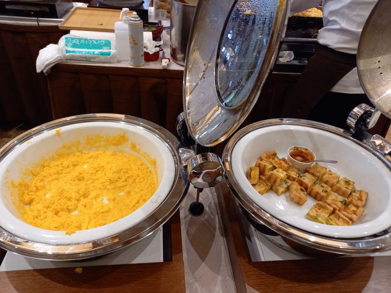 卵料理コーナー