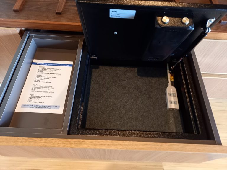 セーフティーボックス(開けた状態)