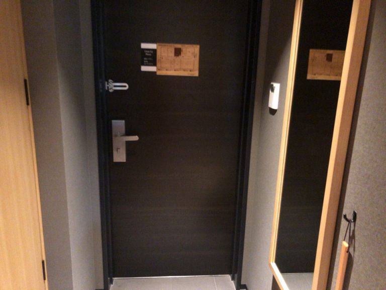 客室入り口内観ドア