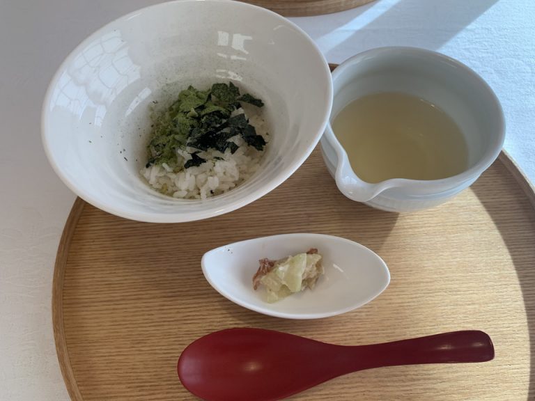 〆のお茶漬け