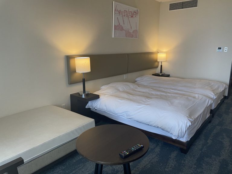 窓側からみた客室