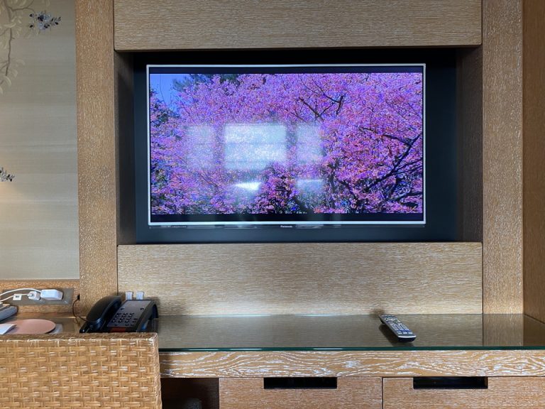 パナソニック製の客室テレビです。