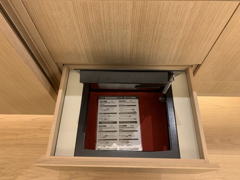 セーフティボックス(開けた状態)