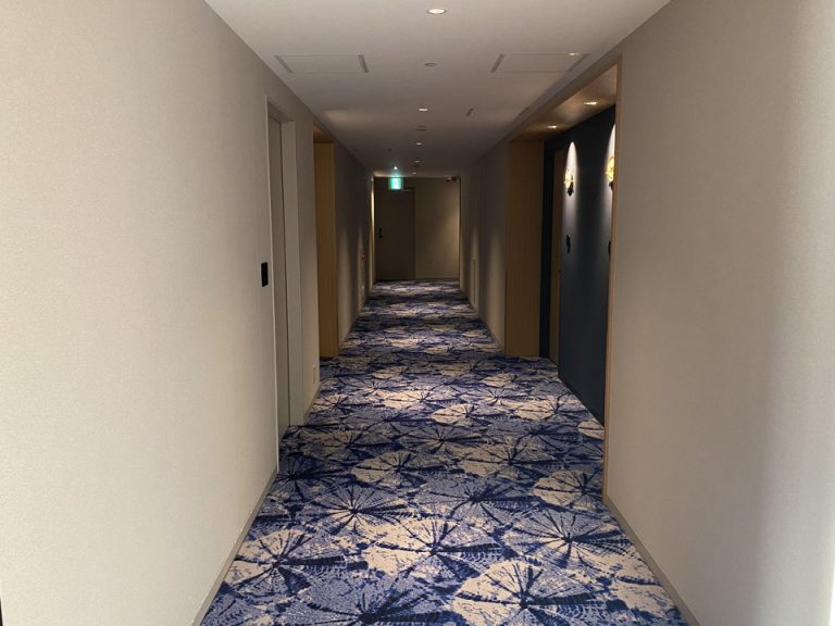 10階の客室廊下です。