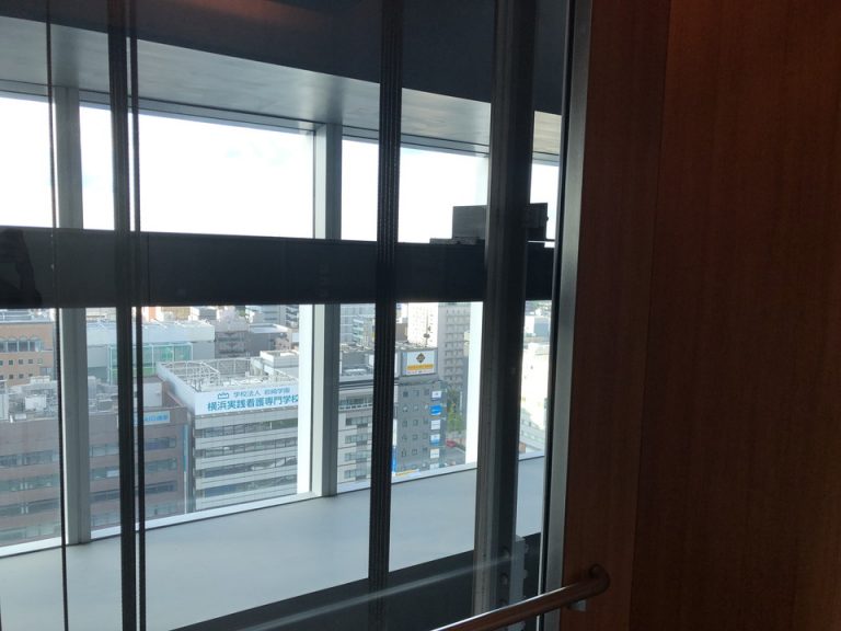 エレベータからの景色