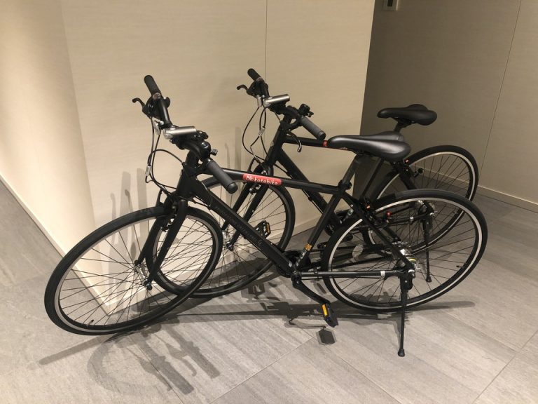 フロントでレンタルできる自転車