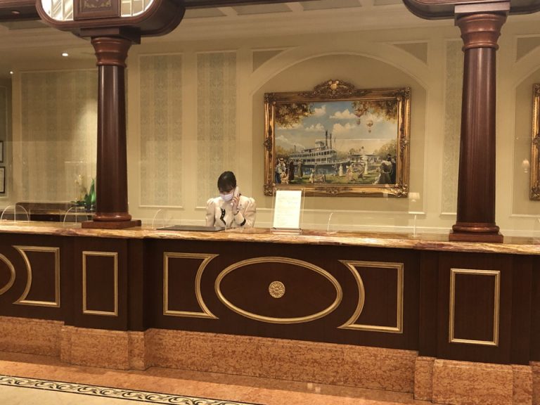 高級感のあるフロントカウンター