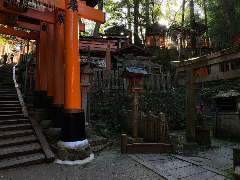 観光スポット_伏見稲荷へも1本で行ける