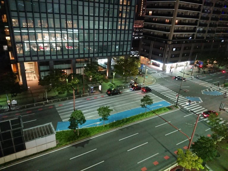 部屋からの眺望天神方向