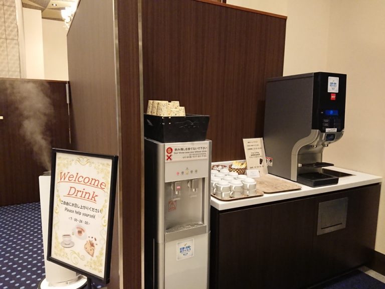 ウェルカムドリンクコーナー