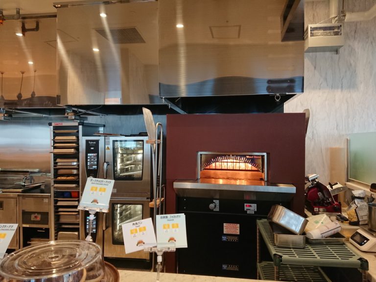 ピザ窯もありました