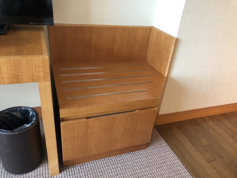 荷物を置くスペース