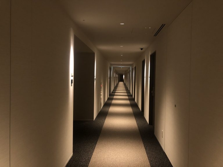 客室階廊下全体