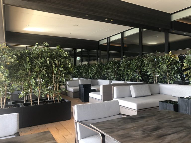 朝食レストランテラスエリア