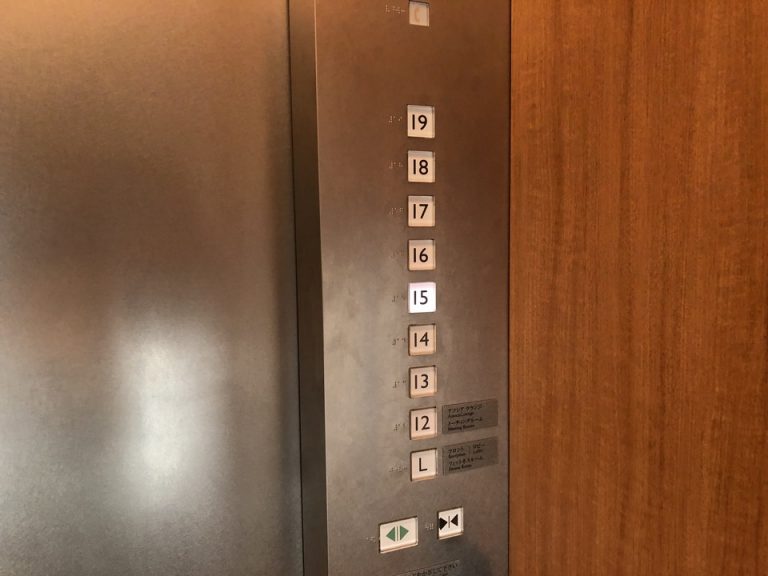 エレベーターボタン(2)