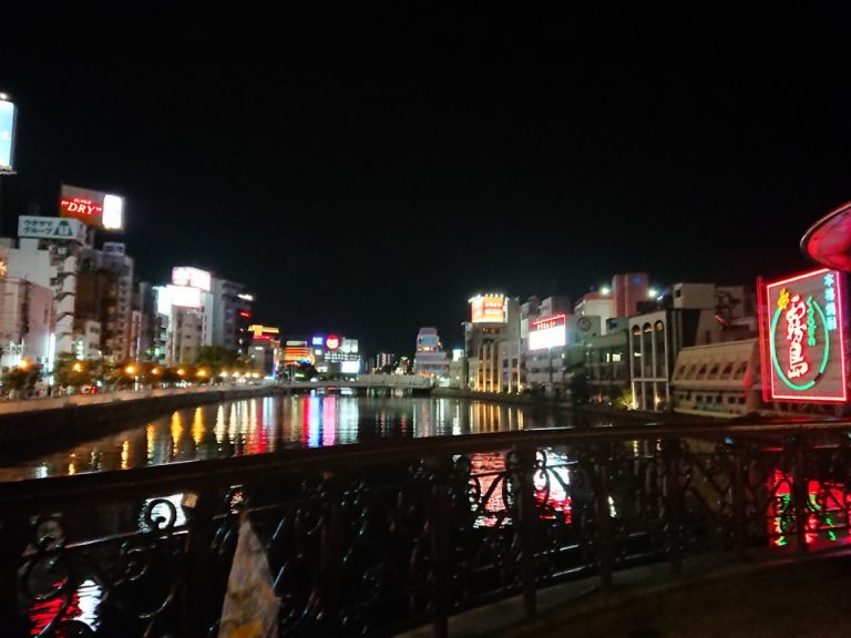 中洲の街並み