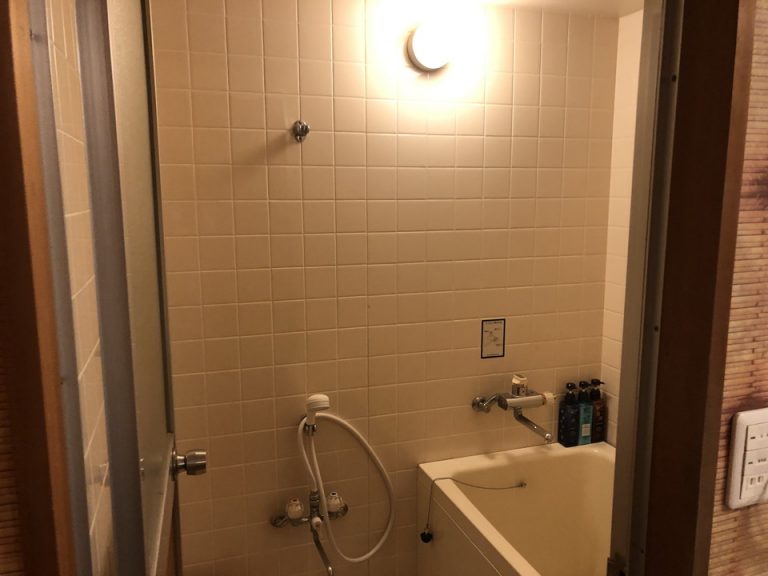 入り口側からの客室内お風呂