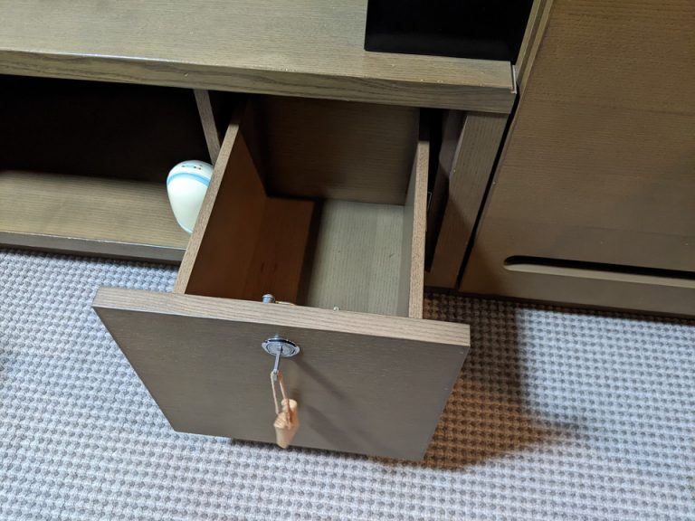 セーフティーボックス(開けた状態)