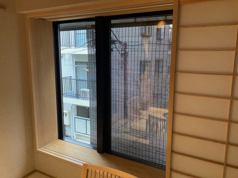 客室窓開けた状態