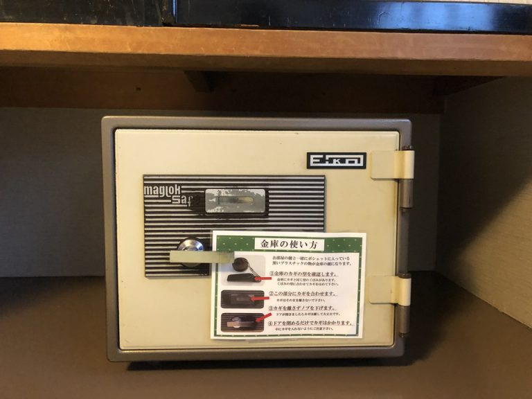 金庫の閉じた状態