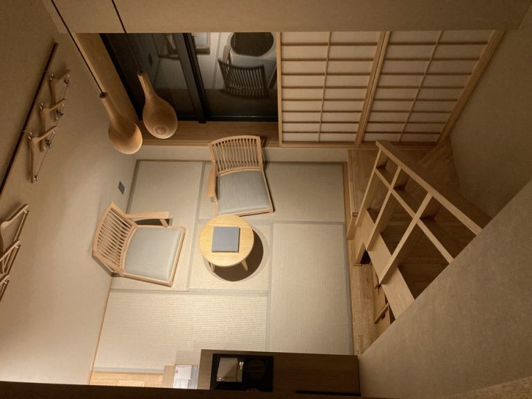 上から見た様子
