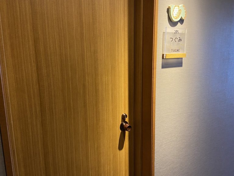 部屋の入口です