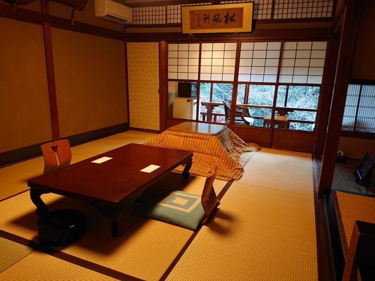 客室入口より