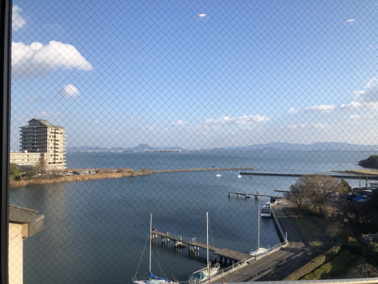 エレベーターホールからの景色