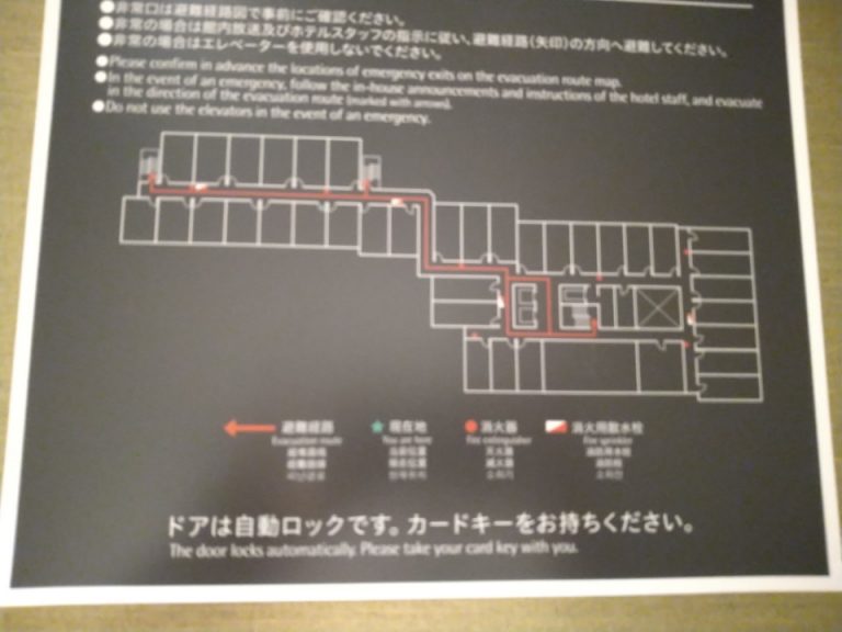 客室階案内図