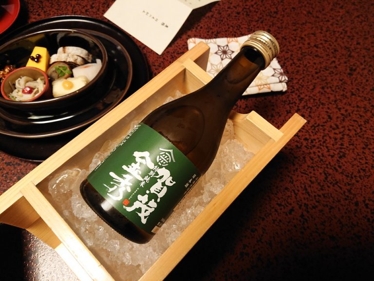 夕食日本酒