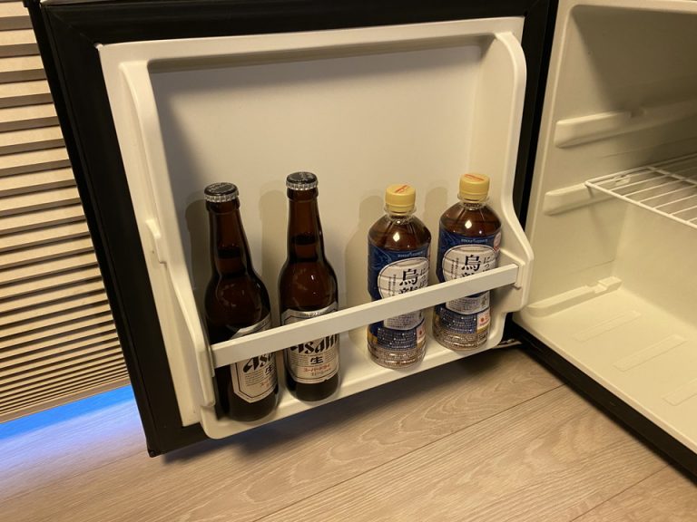 部屋内冷蔵庫内観