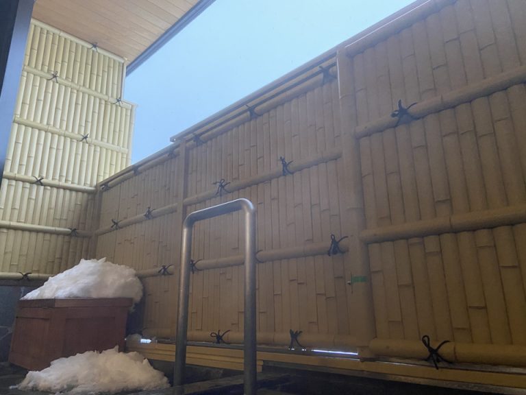 客室露天風呂からの眺望