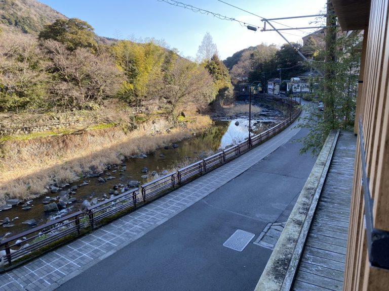 客室から見た眺望