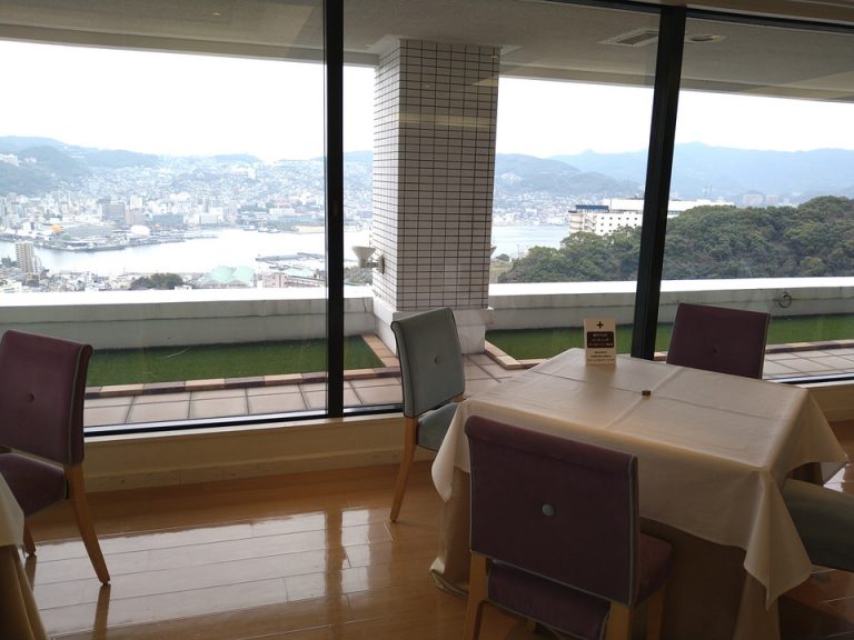 会場からの眺め(長崎湾方向)