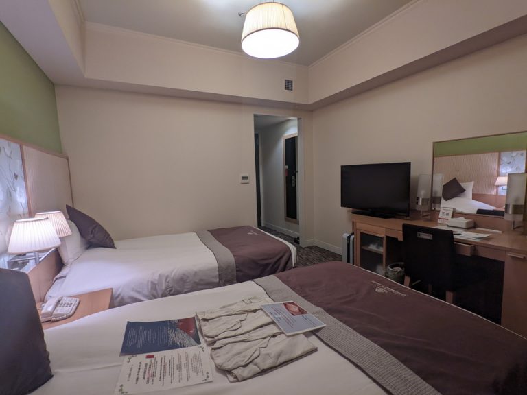 客室窓際からドア方向(1)