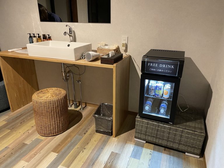 貸切風呂 脱衣場