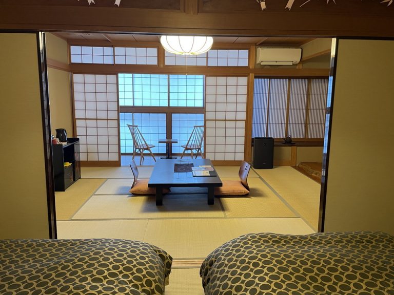 ベッド側から見た主室