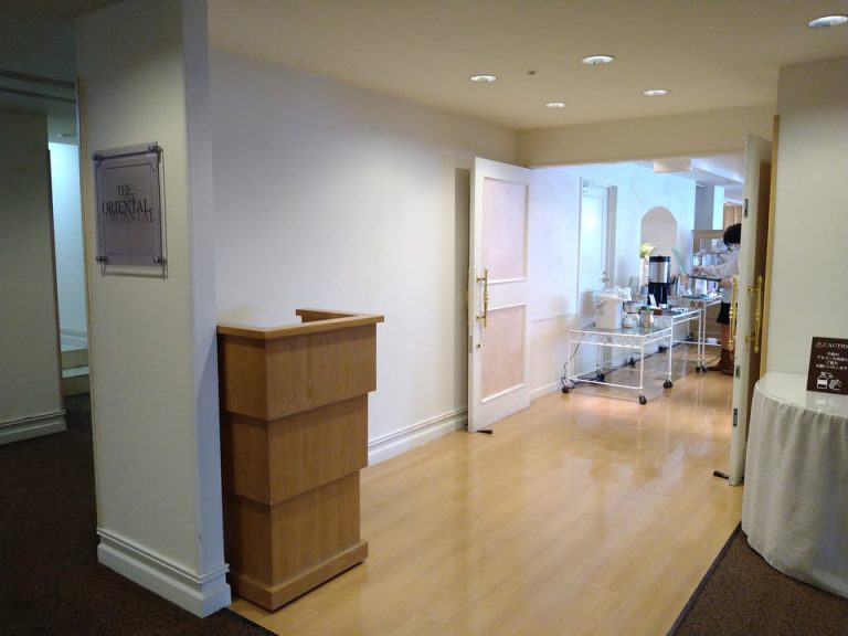 朝食会場ORIENTAL入口