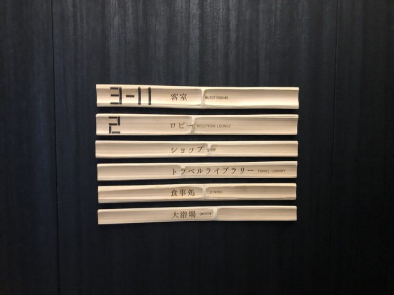 エレベーター内表示