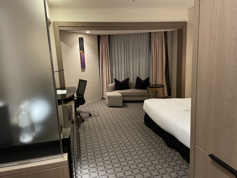 ドア側から見た客室(プレミアム)