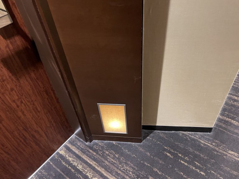 客室ドア床面部分