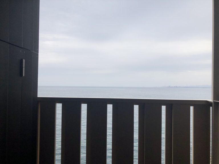 お風呂からの景色