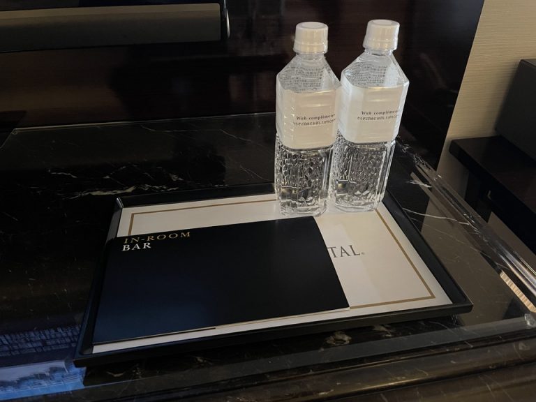インルームバー(冷蔵庫内ドリンク)の価格表とミネラルウォーター
