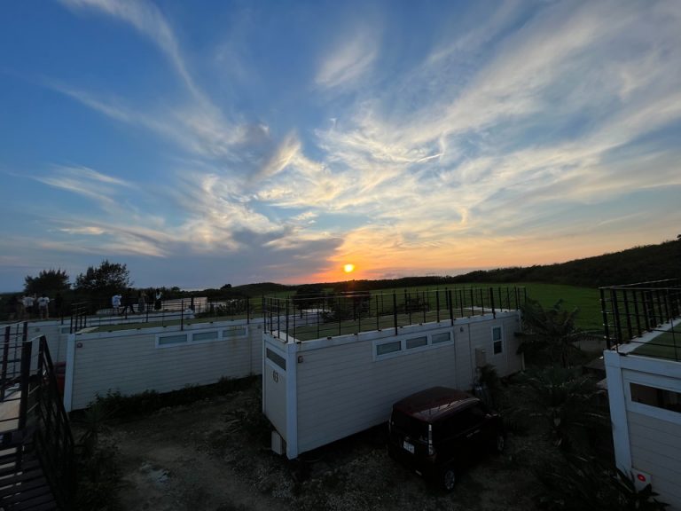 屋上から見るサンセット