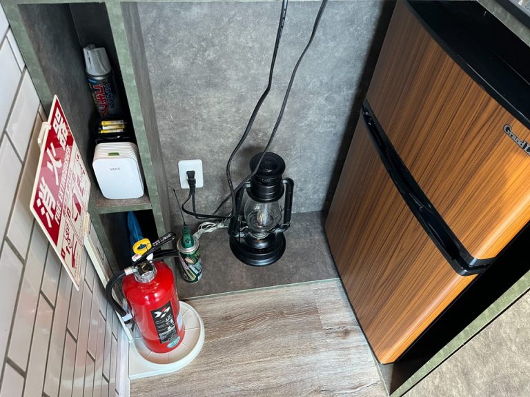 キッチン内冷蔵庫閉